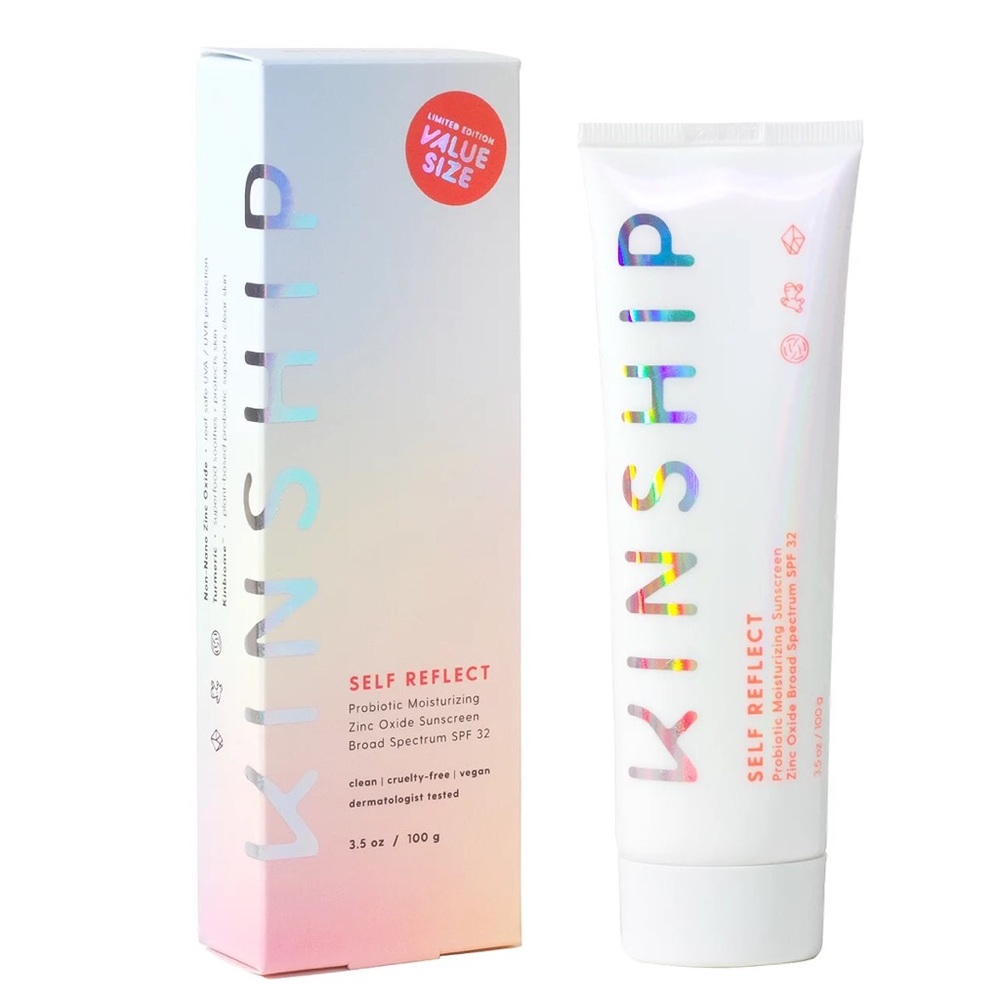 Kinship Self Reflect Sunscreen SPF 32 Zinc Mineral
